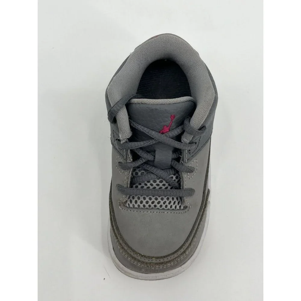 Nike Air Jordan‎ Flight Origin 3 Size 6C Style 820252-009 Gray Pink Shoes